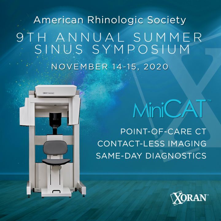 JOIN US AT ARS SINUS SUMMER SYMPOSIUM 2020 Xoran Technologies LLC