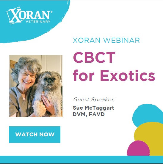 Veterinary inar CBCT for Exotics Xoran Technologies LLC