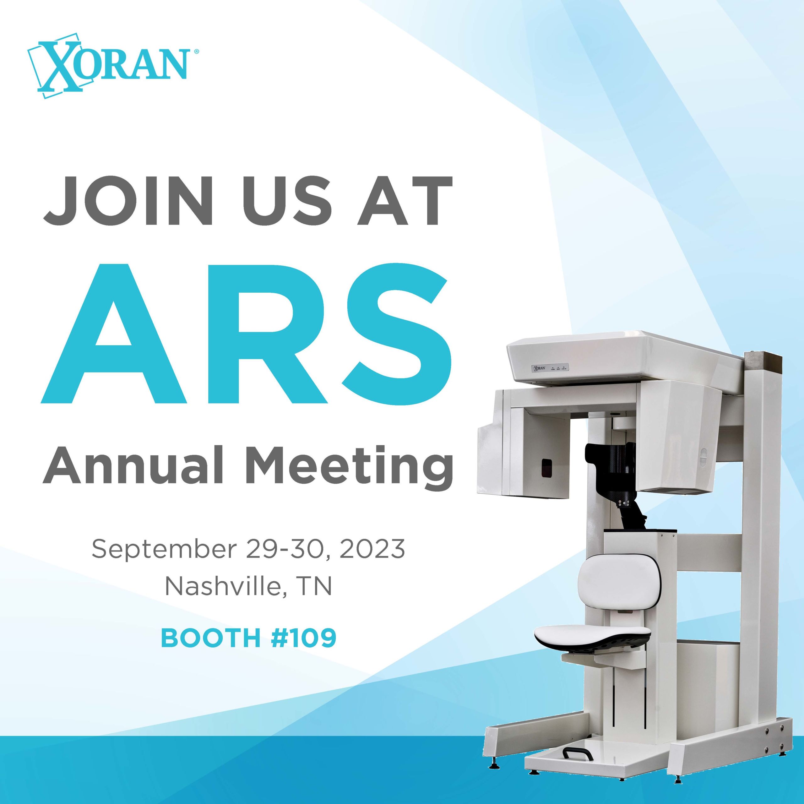 Join Xoran at ARS Annual Meeting